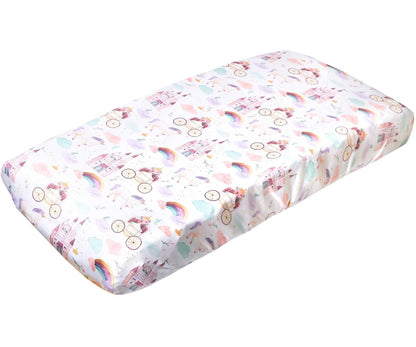 Copper Pearl Premium Knit Diaper Changing Pad Cover - Enchanted - X0029FAE83