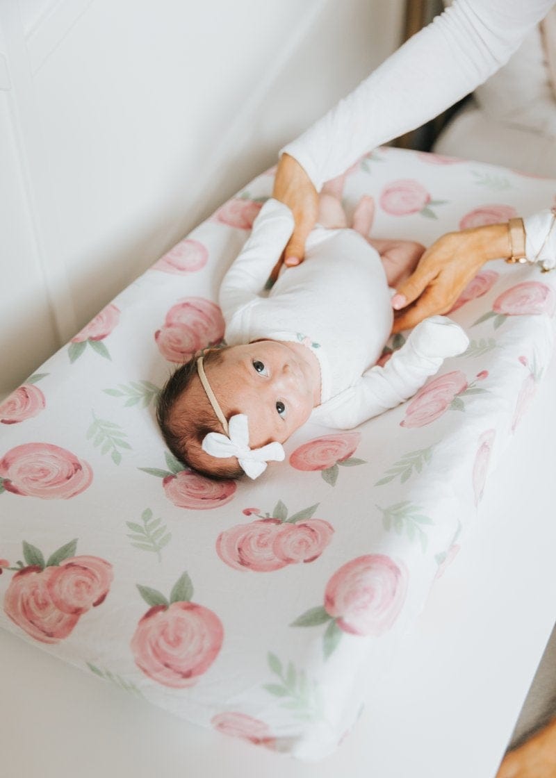Copper Pearl Premium Knit Diaper Changing Pad Cover - Grace - X001Z77G8R