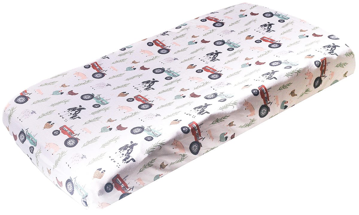 Copper Pearl Premium Knit Diaper Changing Pad Cover - Jo - X002KWZ42B