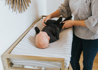 Copper Pearl Premium Knit Diaper Changing Pad Cover - Midtown - X001Z84ZDF