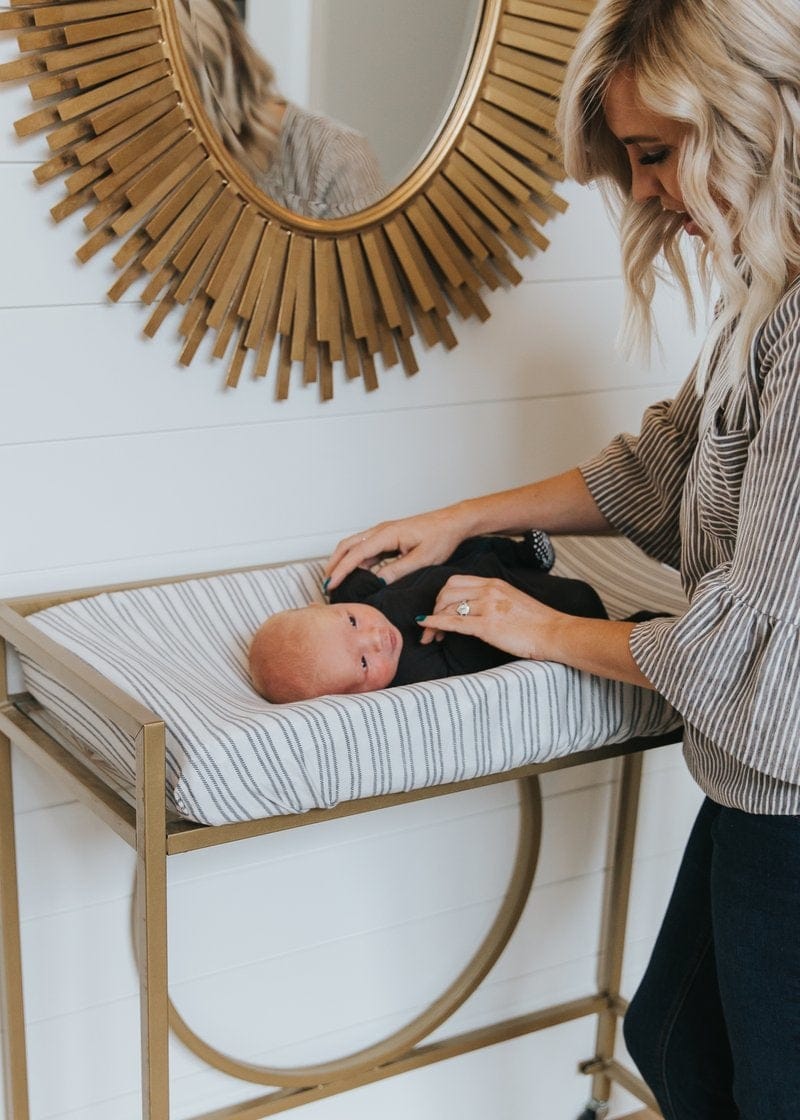 Copper Pearl Premium Knit Diaper Changing Pad Cover - Midtown - X001Z84ZDF