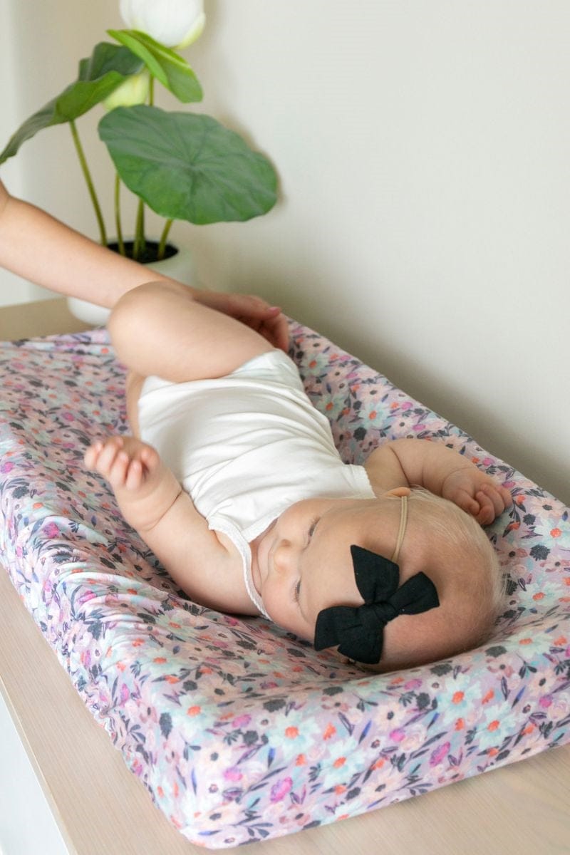 Copper Pearl Premium Knit Diaper Changing Pad Cover - Morgan - X001Z6IOGB