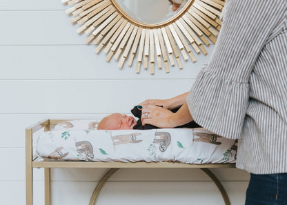 Copper Pearl Premium Knit Diaper Changing Pad Cover - Noah - X001YYBMZ9