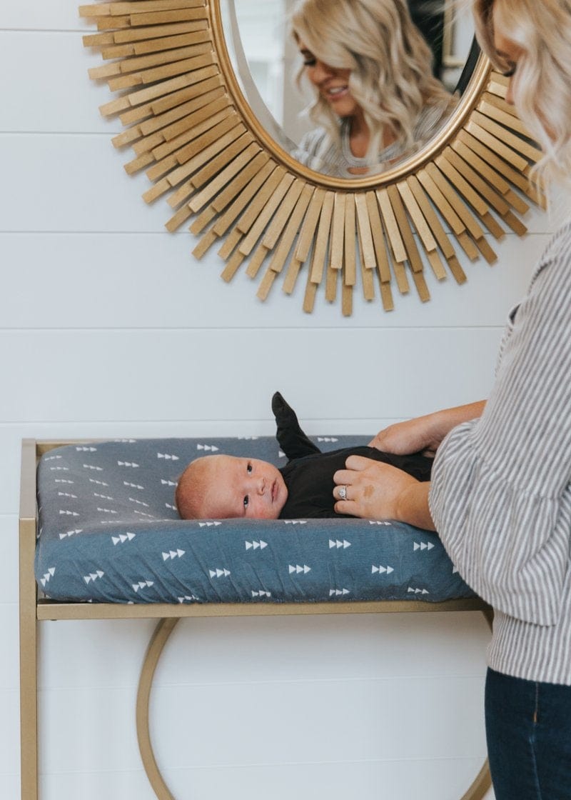 Copper Pearl Premium Knit Diaper Changing Pad Cover - North - X001Z7835H