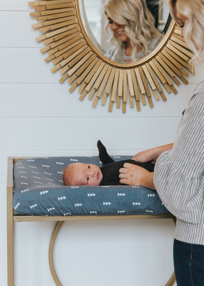 Copper Pearl Premium Knit Diaper Changing Pad Cover - North - X001Z7835H