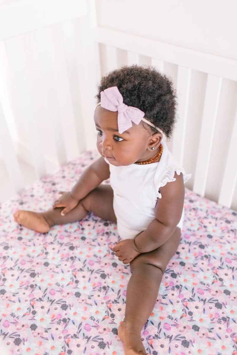 Copper Pearl Premium Fitted Crib Sheet - Morgan - X001Z6GMWJ