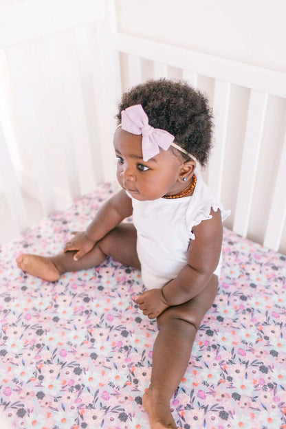 Copper Pearl Premium Fitted Crib Sheet - Morgan - X001Z6GMWJ