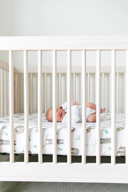 Copper Pearl Premium Fitted Crib Sheet - Noah - X001YYAUEX