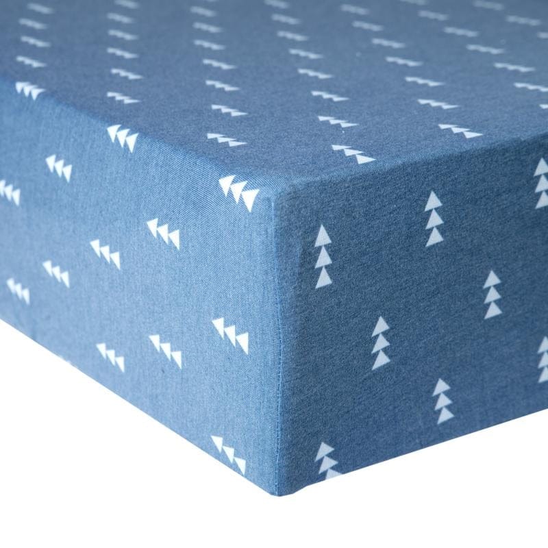 Copper Pearl Premium Fitted Crib Sheet - North - X001Z6KPLN
