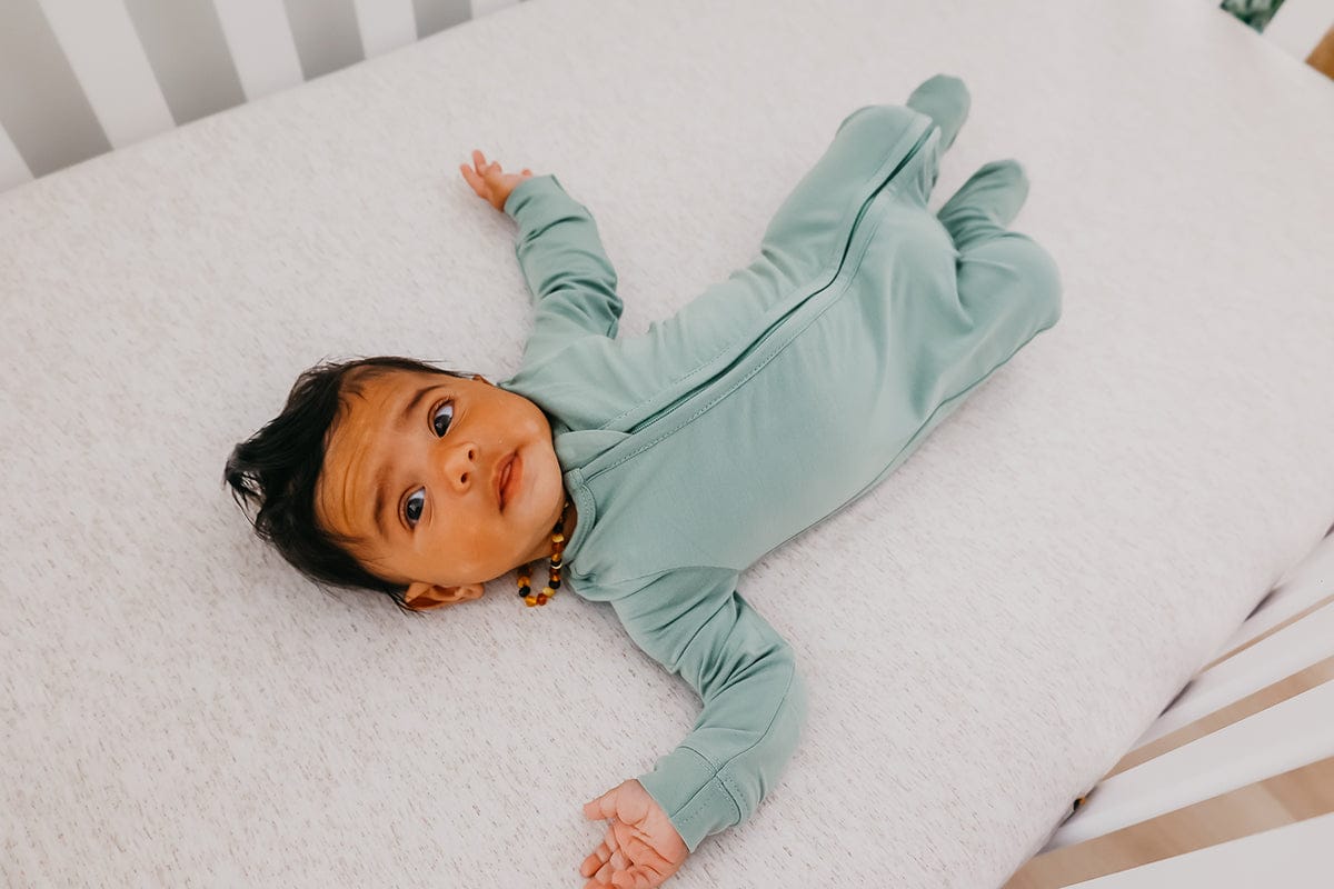 Copper Pearl Zip-up Footie - Briar (12-18M) - X003QELBBP