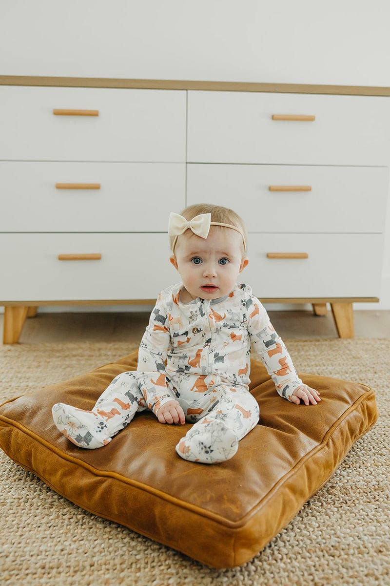 Copper Pearl Zip-up Footie - Rufus (18-24M) - X003V4HSQH