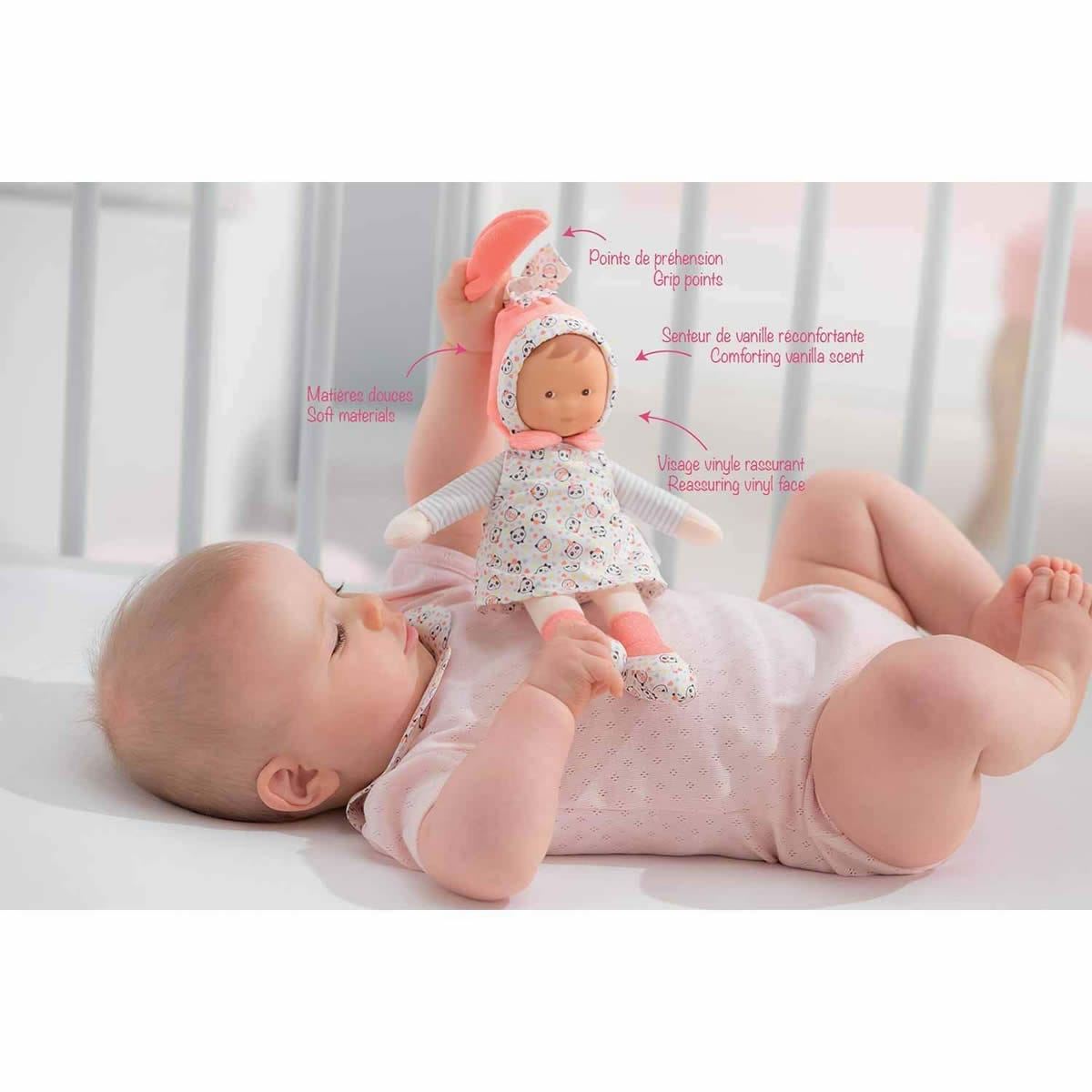 Corolle 10" Doll - Miss Happy Panda - FPJ80