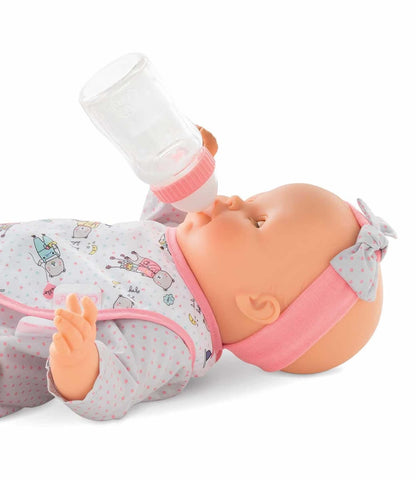 Corolle Bib and Magic Milk Bottle for 14" & 17" Baby Dolls - FRV04