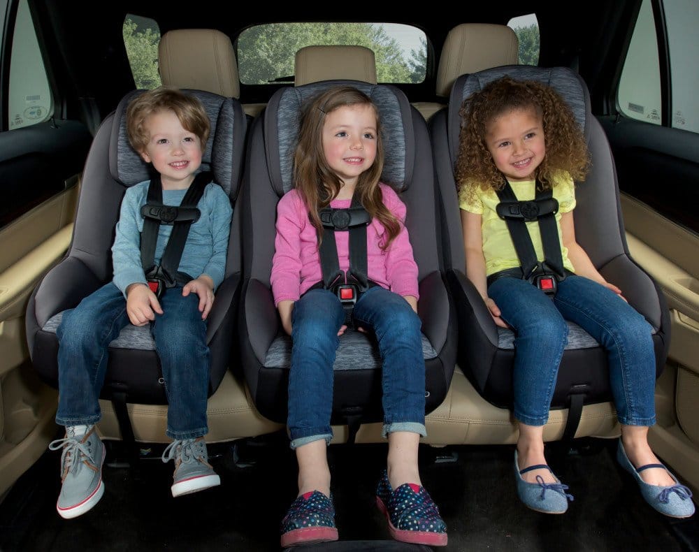 Cosco Mighty Fit 65 DX Convertible Car Seat - Heather Onyx Gray - CC173EEN