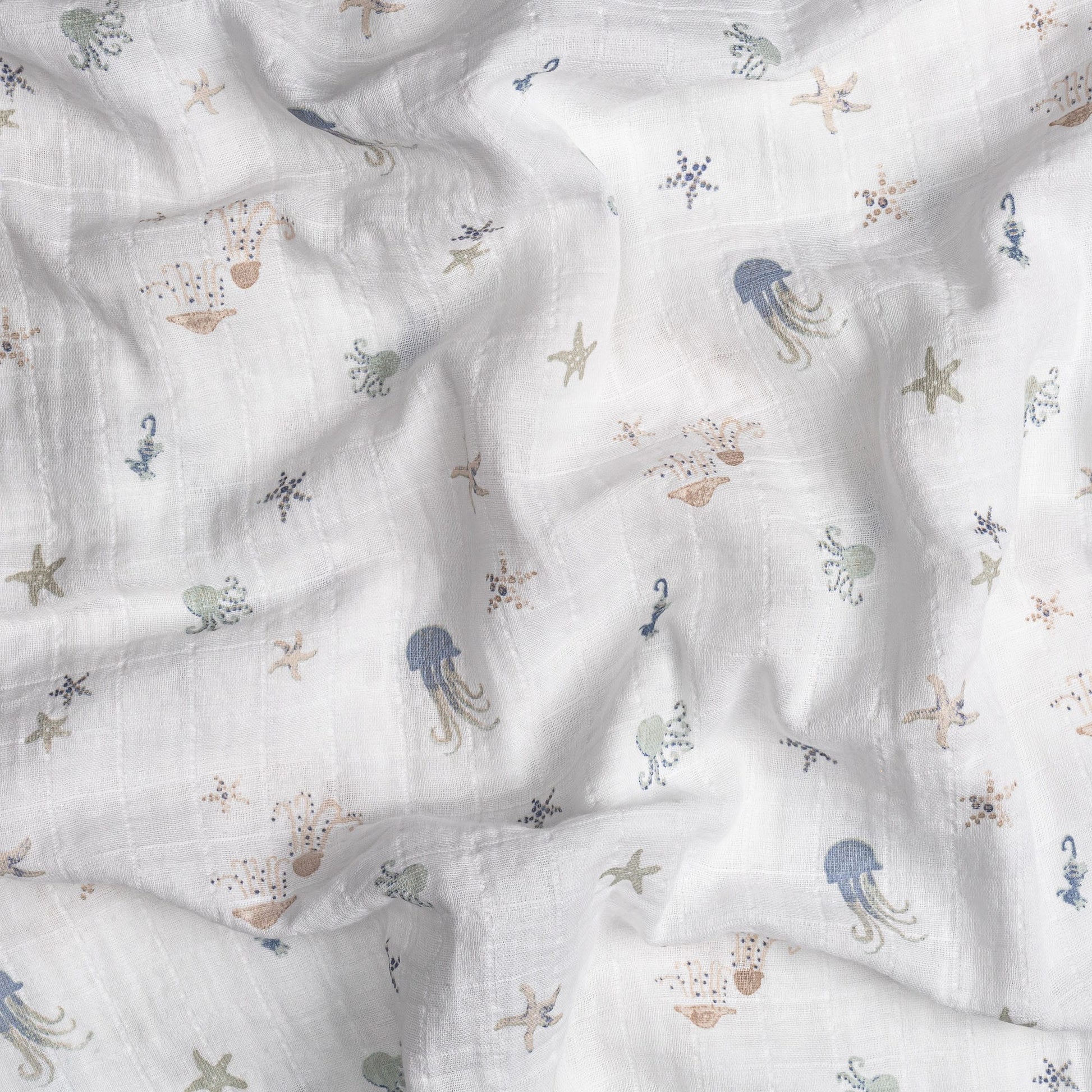 Crane Baby Cove 3-pc. Swaddle Set - Sea Life - BC-160SWS-2