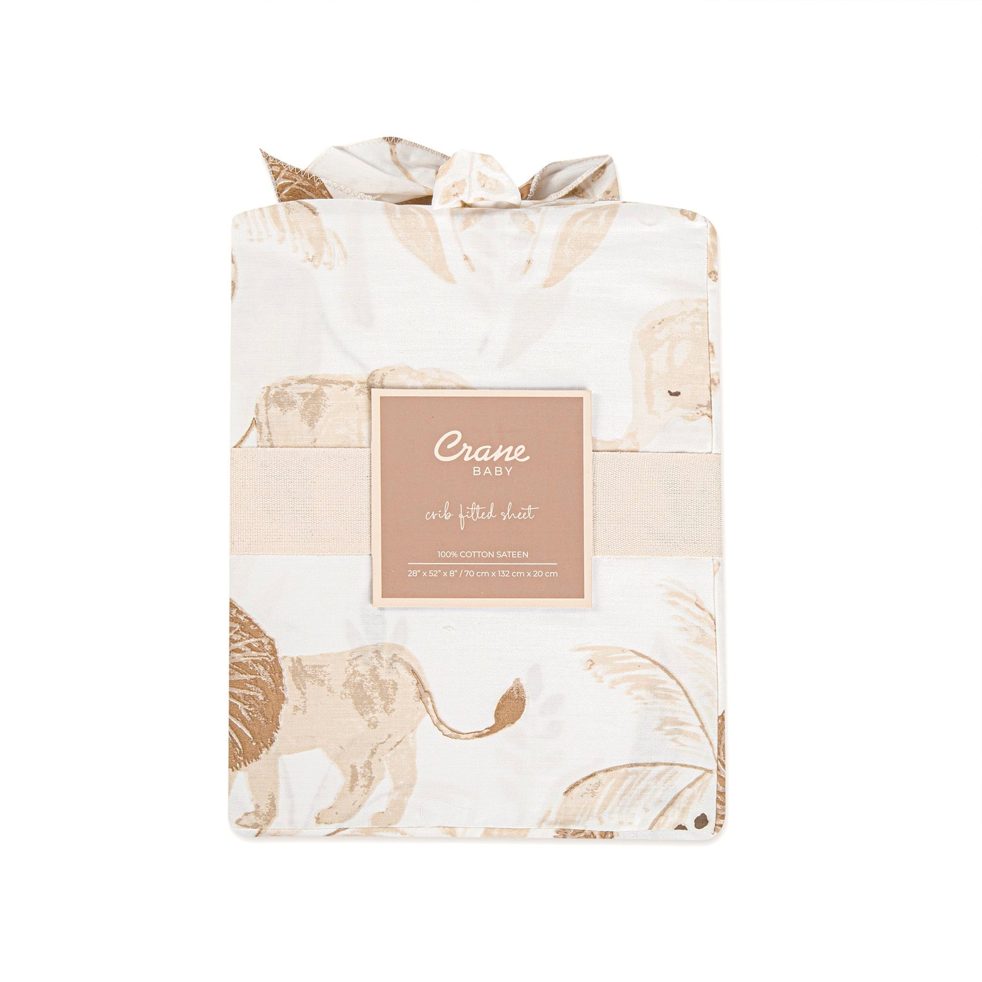Crane Baby Kendi Crib Sheet - Animal - BC-120CFS-2
