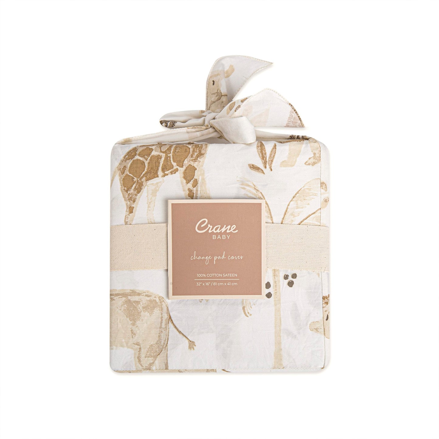 Crane Baby Kendi Quilted Change Pad Cover - BC-120CPC