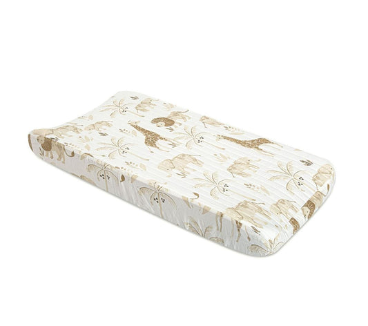 Crane Baby Kendi Quilted Change Pad Cover - BC-120CPC