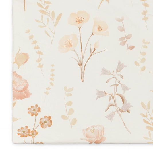 Crane Baby Violet Floral 100% Cotton Sateen Fitted Crib Sheet - BC-200CFS-1