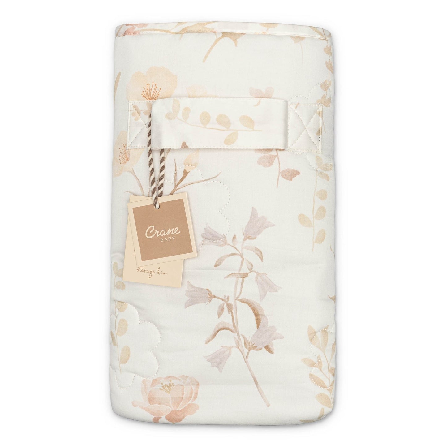 Crane Baby Violet Quilted Nursery Storage Bin - BC-200SB-1