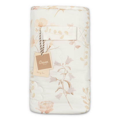 Crane Baby Violet Quilted Nursery Storage Bin - BC-200SB-1