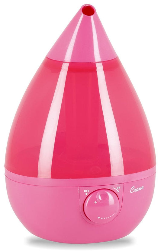 Crane Cool Mist Drop Shape Humidifier - Pink - EE-5301P