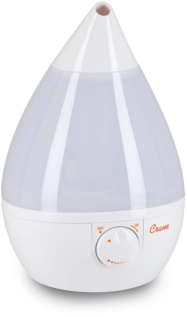 Crane Cool Mist Drop Shape Humidifier - White - EE-5301W
