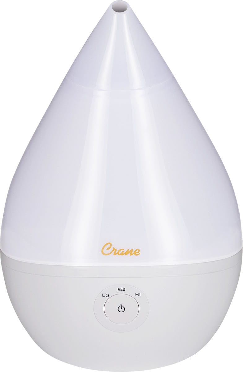 Crane Cool Mist Droplet Humidifier - White