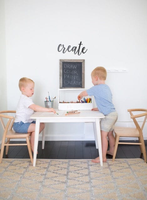 Crescent Play Table, 29 Inch -