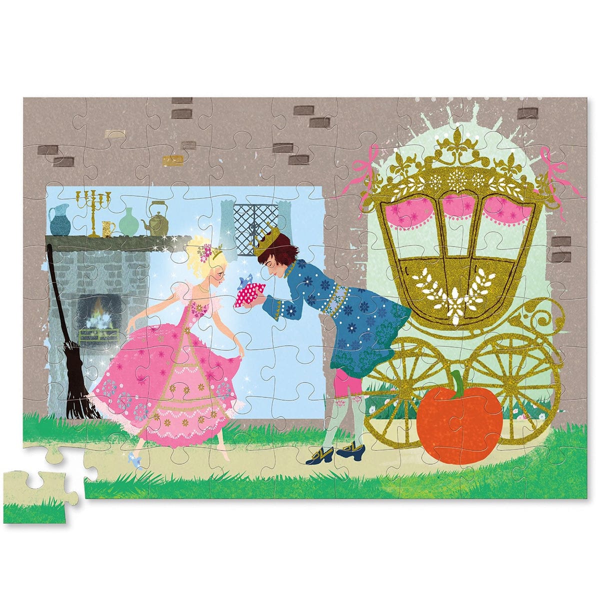 Crocodile Creek Floor Puzzle, 72-Piece - Cinderella