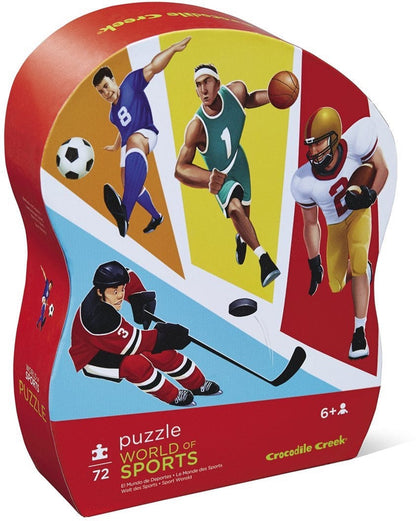 Crocodile Creek Floor Puzzle, 72-Piece - World of Sports - 4216-2