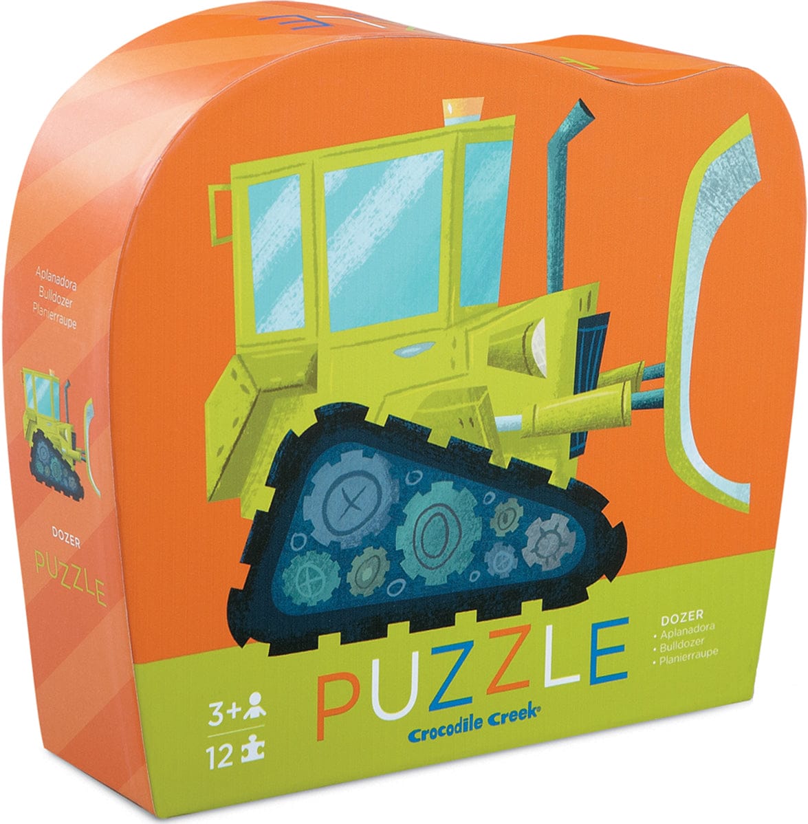 Crocodile Creek Mini Shaped Box Puzzle - Dozer - 4115-6