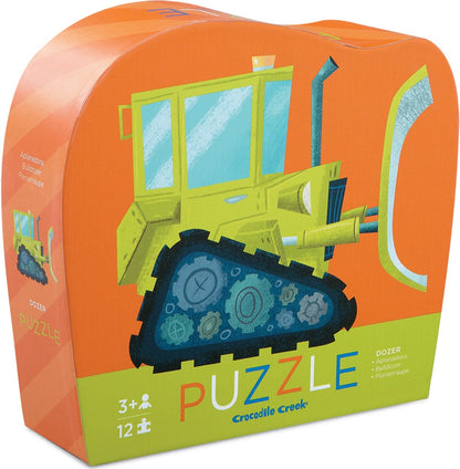 Crocodile Creek Mini Shaped Box Puzzle - Dozer - 4115-6
