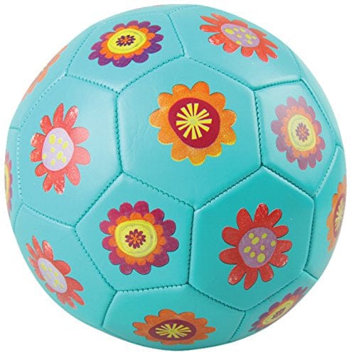 Crocodile Creek Size 3 Soccer Ball - Flowers - 2212-4