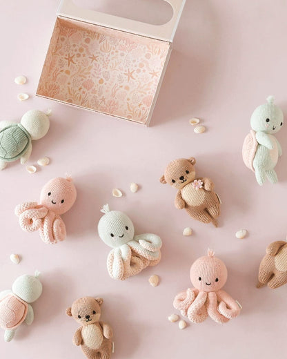 Cuddle+Kind Baby Octopus - Soft Coral Pink - Image 9