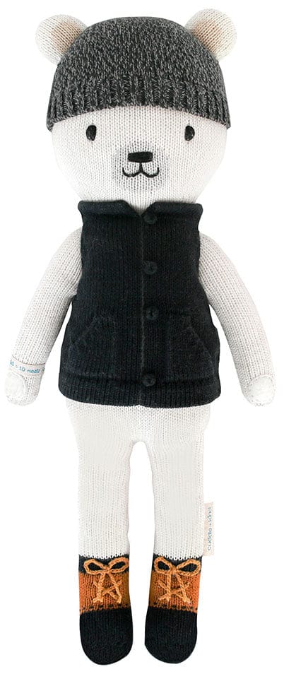 Cuddle+Kind Hand Knit Doll - Hudson the Polar Bear, 20" - POLHUD001