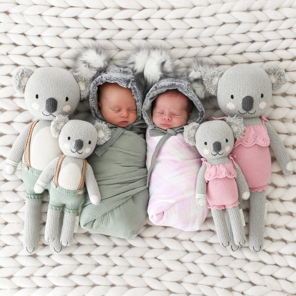 Cuddle+Kind Hand Knit Doll - Mini Claire the Koala, 13" - KOACLAMIN2