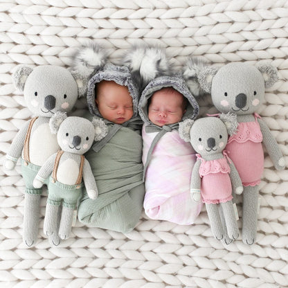 Cuddle+Kind Hand Knit Doll - Mini Claire the Koala, 13" - KOACLAMIN2