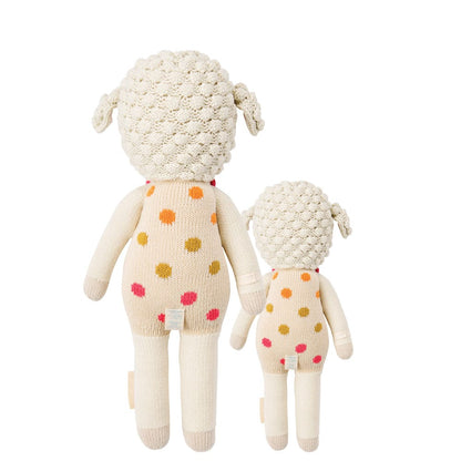 Cuddle+Kind Hand Knit Doll - Mini Lucy the Lamb, 13" - LAMLUCMIN2