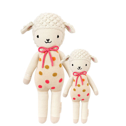Cuddle+Kind Hand Knit Doll - Mini Lucy the Lamb, 13" - LAMLUCMIN2