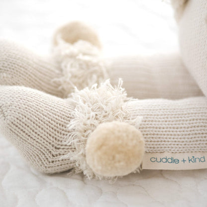 Cuddle+Kind Hand Knit Doll - Mini Stella the Polar Bear, 13" - POLSTEMIN2
