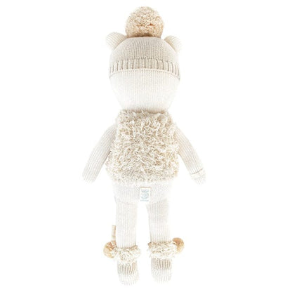Cuddle+Kind Hand Knit Doll - Mini Stella the Polar Bear, 13" - POLSTEMIN2