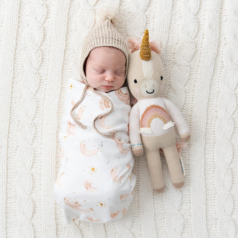 Cuddle+Kind Hand Knit Doll - Mini Zara the Unicorn, 13"