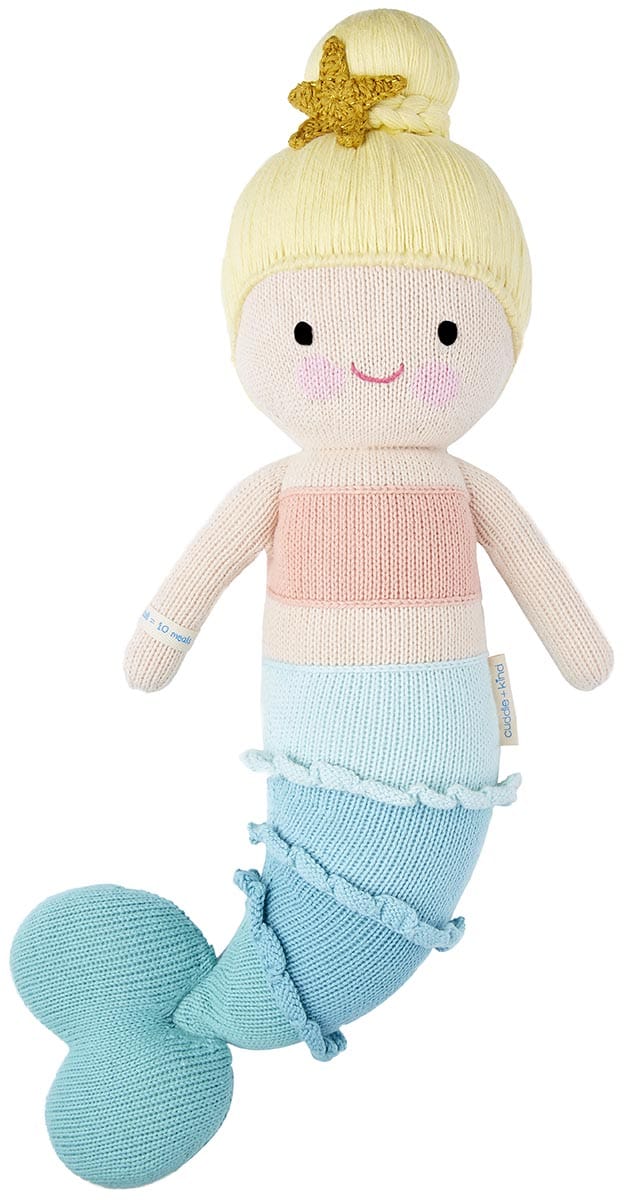 Cuddle+Kind Hand Knit Doll - Skye the Mermaid, 20" - MERSKY001