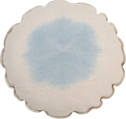 Lorena Canals Tie-Dye Cushion - Soft Blue (1' 4'') - SC-TIE-BL