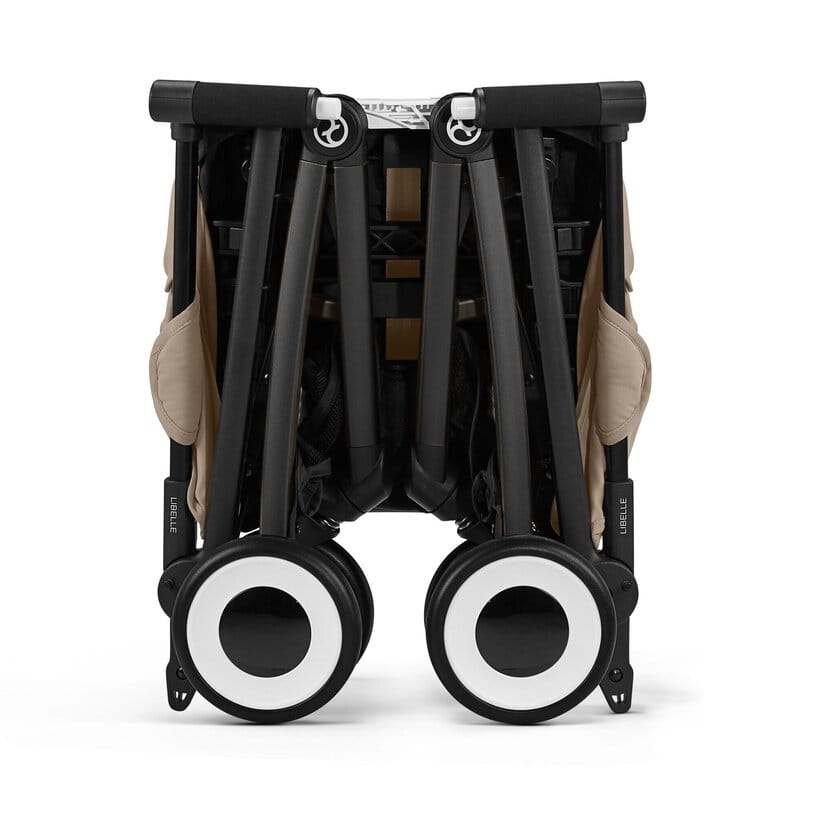 Cybex Libelle 2 Compact Stroller (with 1 Pull Harness) - Black Frame / Almond Beige - 524000607