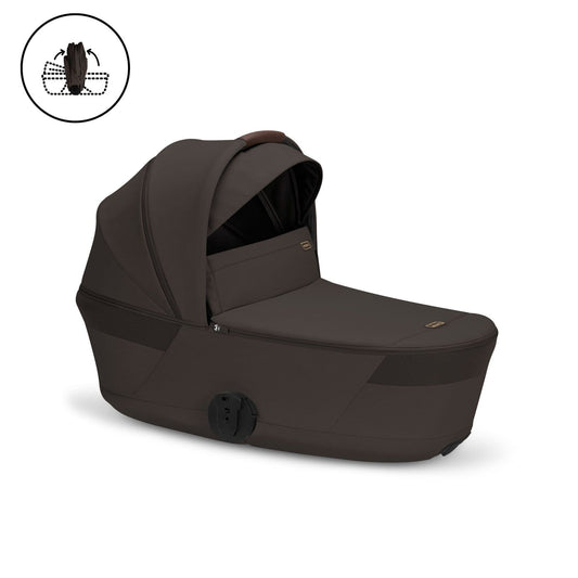 Cybex BALIOS Fold Cot - Chocolate Brown