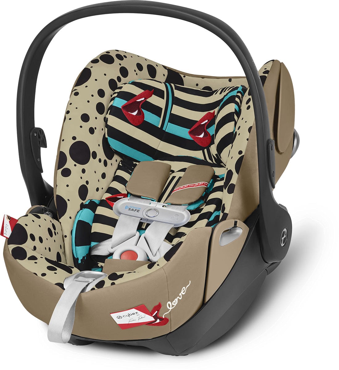 Cybex 2019 Cloud Q Plus Infant Car Seat - Karolina Kurkova One Love - 519003859