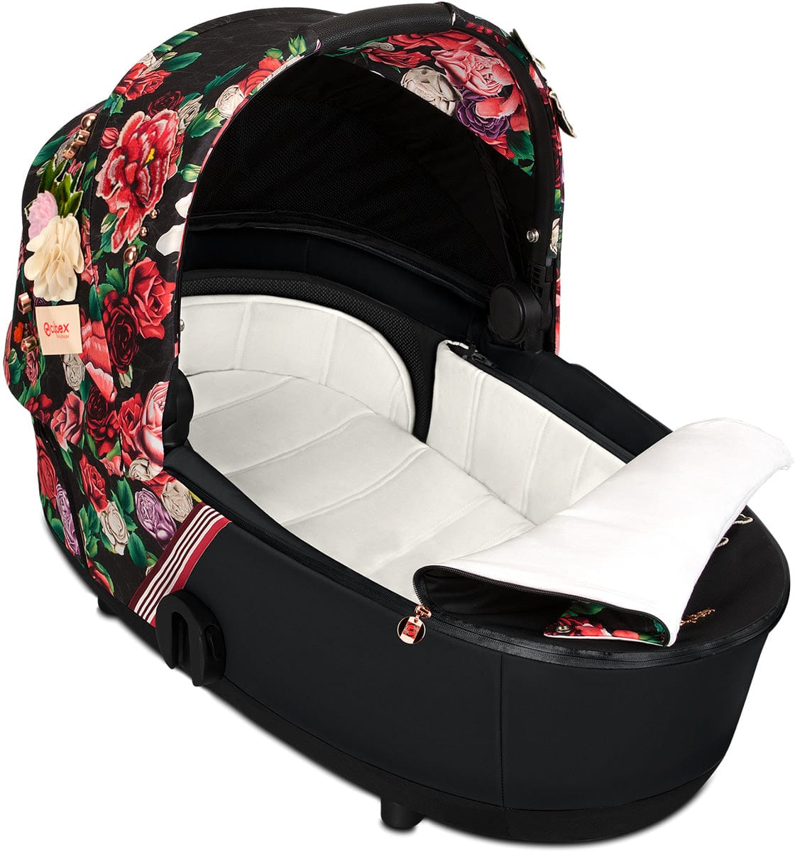 Cybex 2019 Mios Carry Cot - Spring Blossom Dark - 519004023