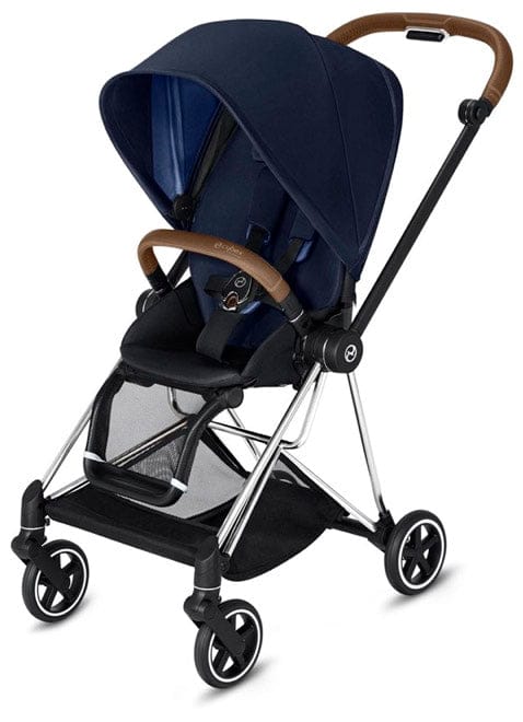 Cybex Mios 2 Complete Stroller - Chrome/Brown/Indigo Blue - 519003355